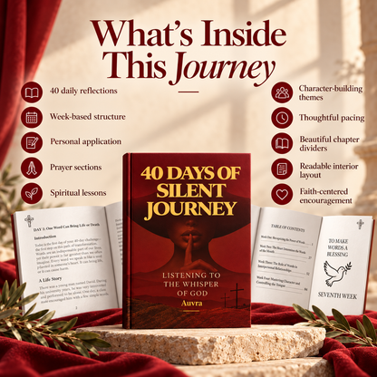 Auvra™ 40 Days Of Silent Journey - Listening To The Whisper Of God