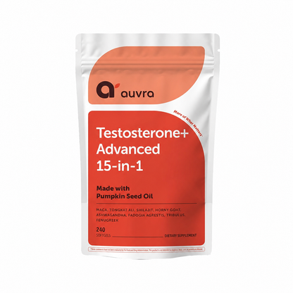 Testosterone+ Advanced 15-in-1 with Pumpkin Seed Oil 240 Softgels
