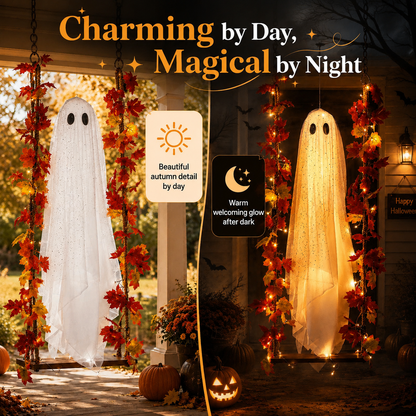 Light up - Swinging Ghost Halloween Decoration