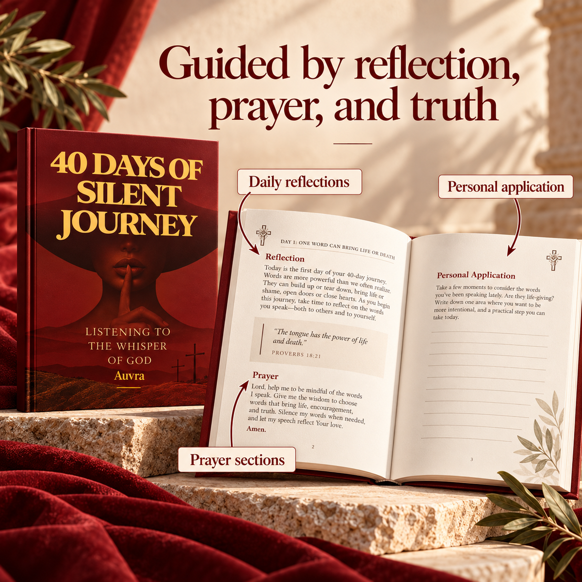 Auvra™ 40 Days Of Silent Journey - Listening To The Whisper Of God