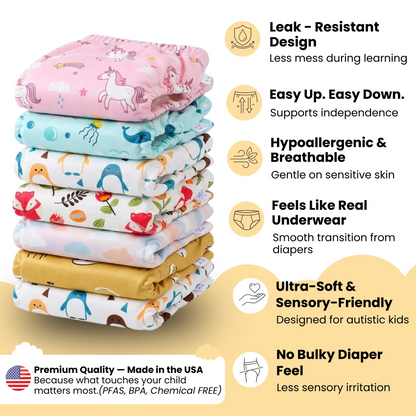 Auvra™ Potty Training Underwear Designed for Autistic Kids