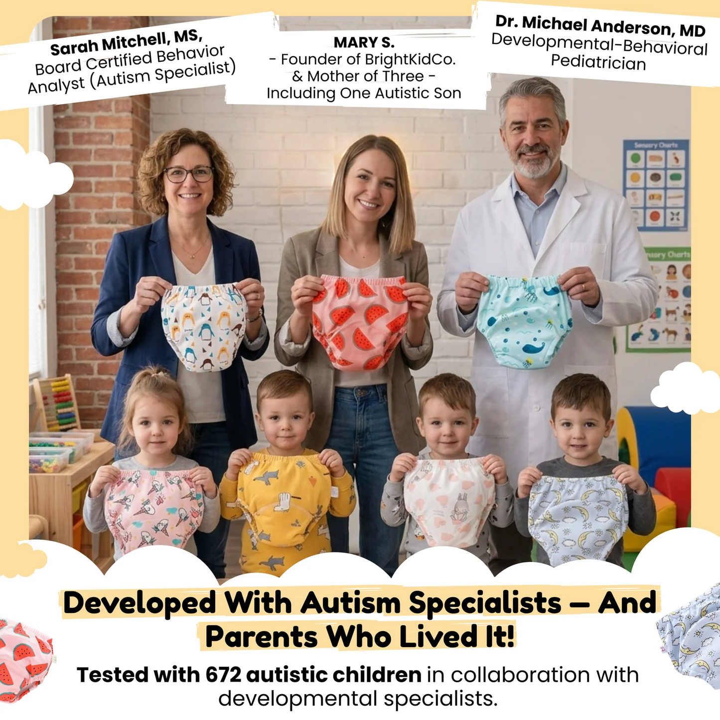 Auvra™ Potty Training Underwear Designed for Autistic Kids